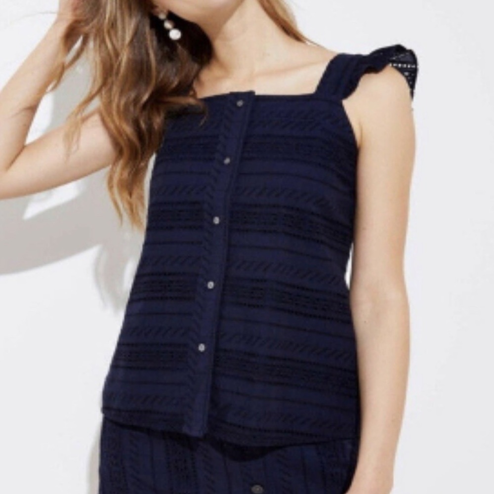 Loft Eyelet Top